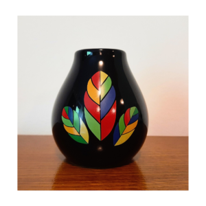 Naczynie ceramiczne Hoja Negro, czarne, 350ml