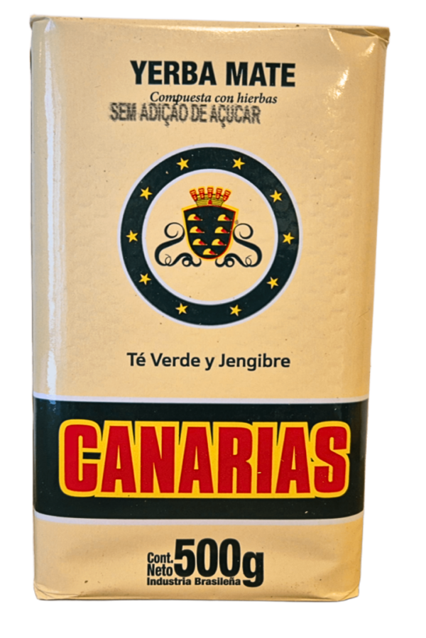 canarias te verde jengibre 500g