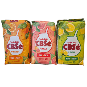 Cytrusowa Yerba Mate - zestaw 3 x CBSe