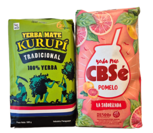 Zestaw Yerba Mate – CBSe Pomelo + Kurupi Tradicional (2x500g)