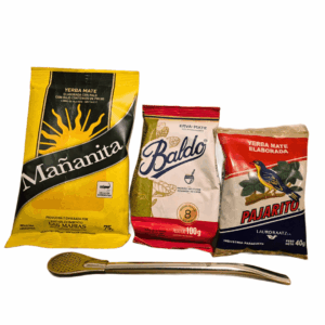 Mini zestaw na początek. 3 x Yerba Mate + bombilla