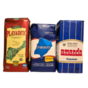 Zestaw 3 mocnych yerba mate z Argentyny 3×500g